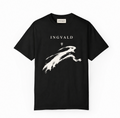 INGVALD Brushstroke T shirt black
